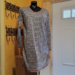 NWT Lati Fashion "I Love My Body" Pajama Shift Women's L